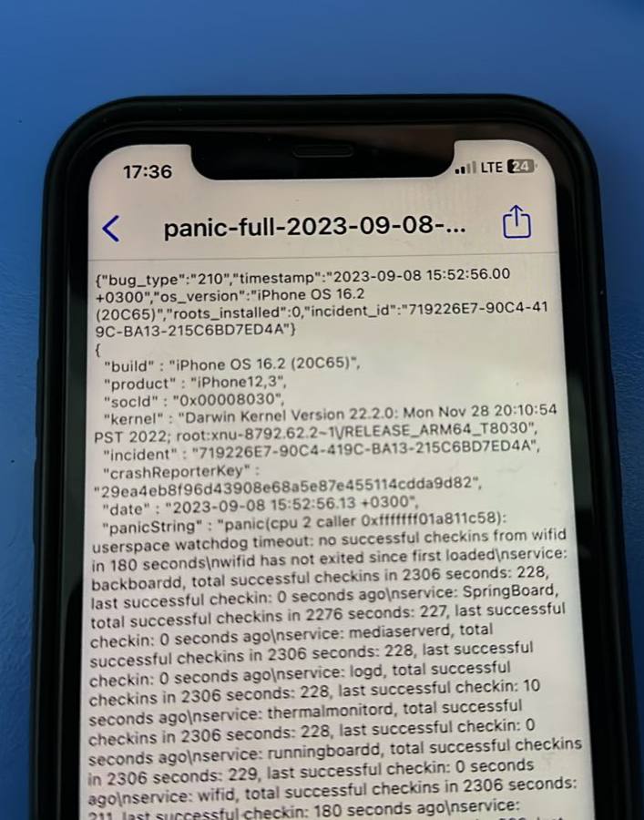 Приветствую всех, подскажете почему перезагружается, iphone 11 pro ...