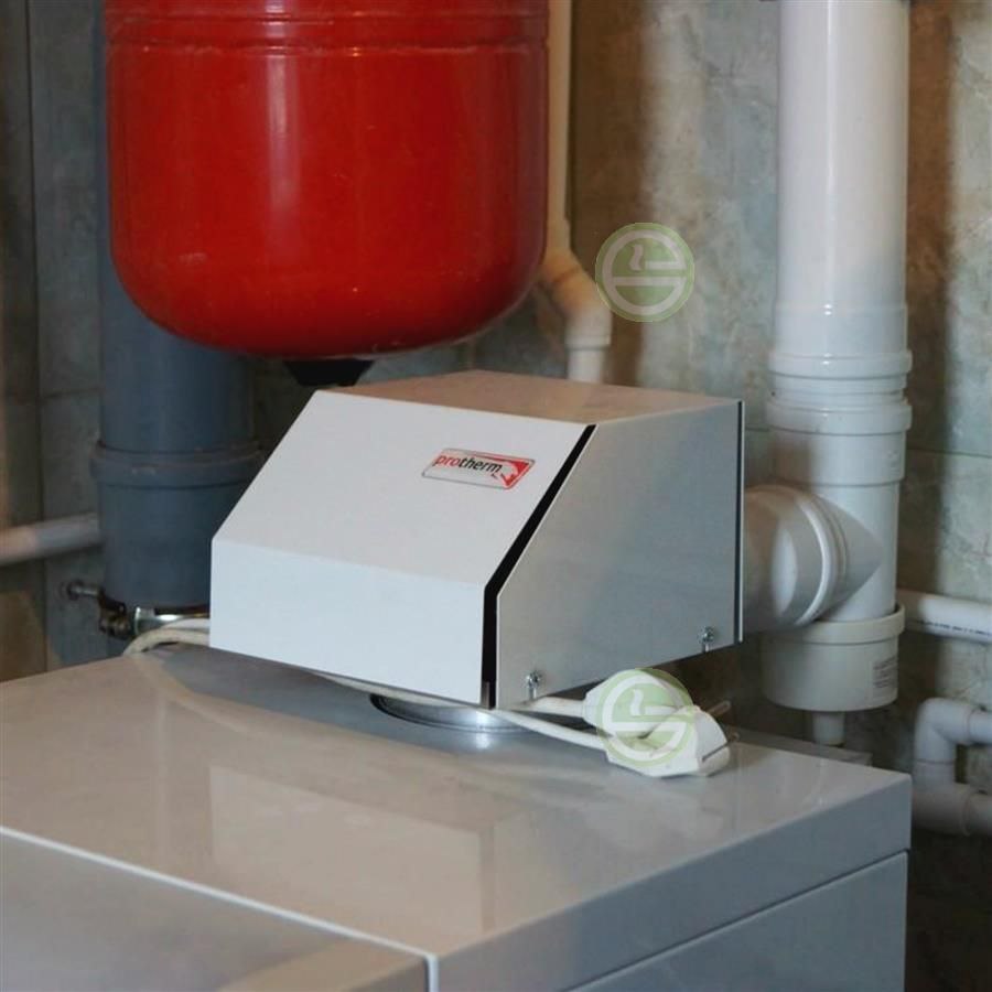 Имеется такая надставка  protherm pt50 внутри мотор вытяжки и пресостат , к какому оборудование  кроме...