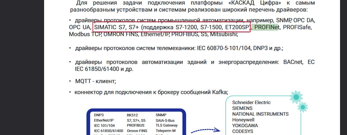 В любом случае вероятность, того что на скаде будет именно профинет равно 0,001%. Ибо нахер там это не...