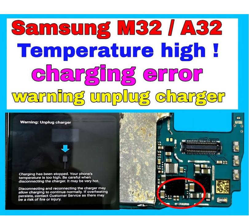 Приветствую всех!
Samsung m32. Не заряжался поменял разъем пошла зарядка. Но периодически пишет перегрев...